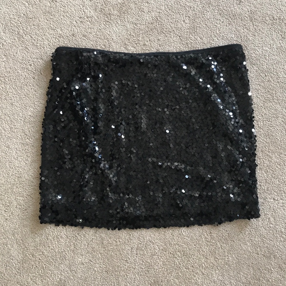 Express black skirt